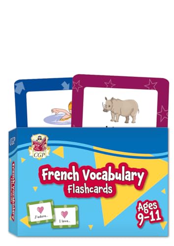 French Vocabulary Flashcards for Ages 9-11 (with Free Online Audio) (CGP KS2 Activity Books and Cards) von Coordination Group Publications Ltd (CGP)